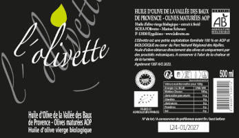 Etiquette fruité noir